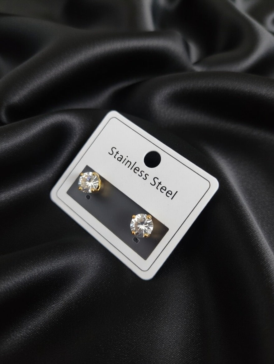 Golden Haze Stud Earrings – Gold | Bianca's Touch