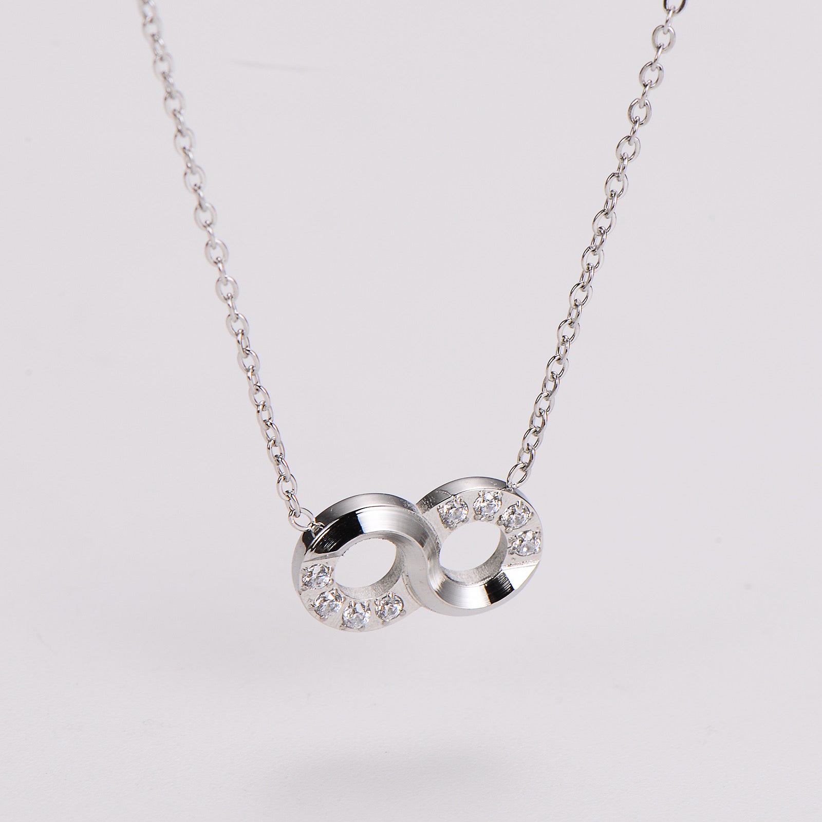Eternal Twist Necklace – Silver | Bianca's Touch