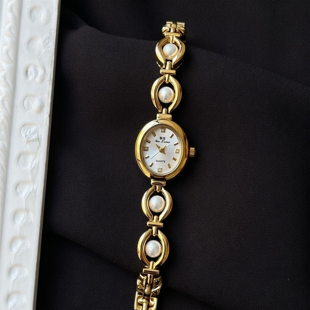 Luxury Charm Watch – Gold | Bianca's Touch