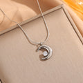 Crystal Moonlit Mist Necklace – Silver | Bianca's Touch