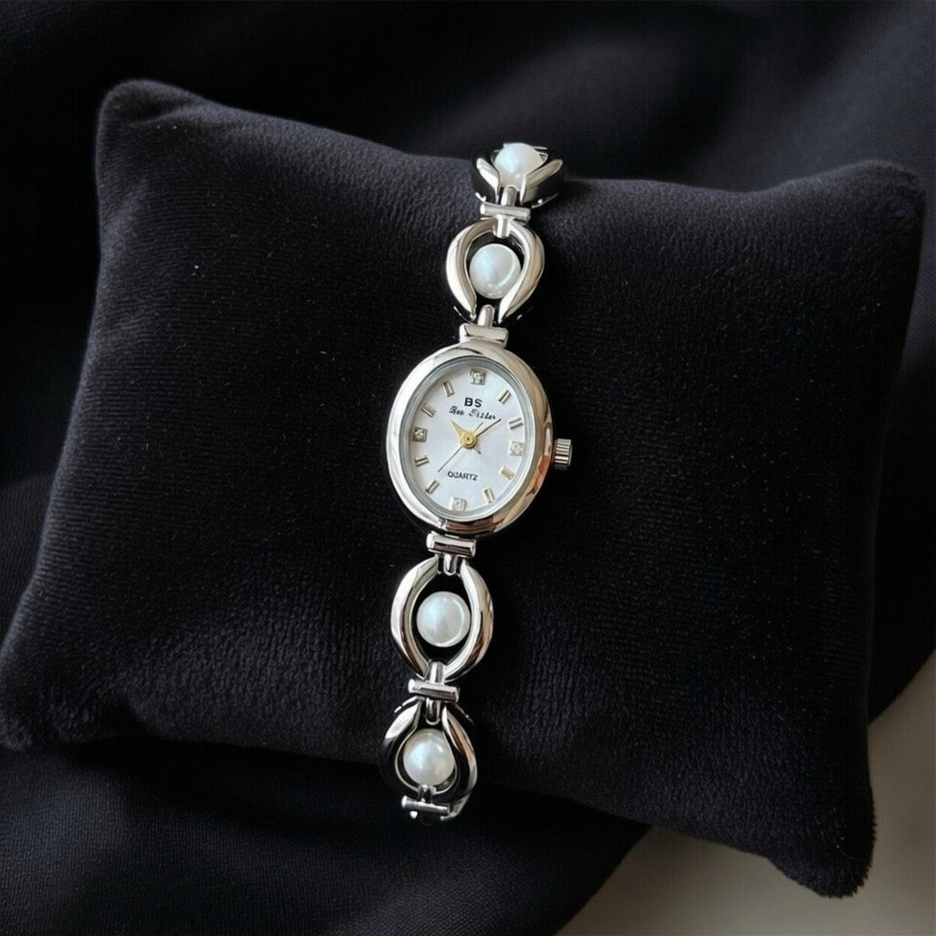 Luxury Charm Watch – Silver | Bianca's Touch