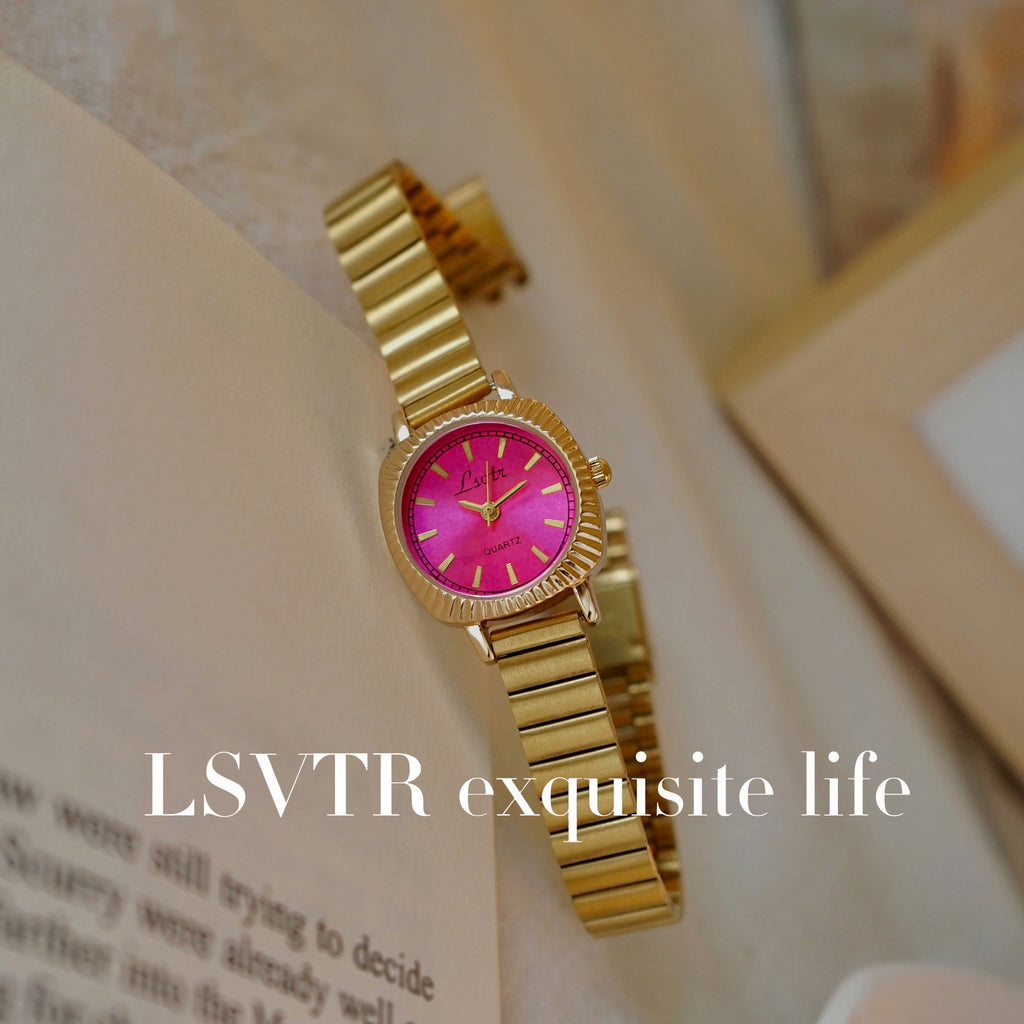 Timeless Beauty Watch – Gold & Pink | Bianca's Touch