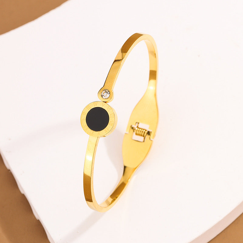 Roman Luxe Trio Bracelet Set – Gold | Bianca's Touch