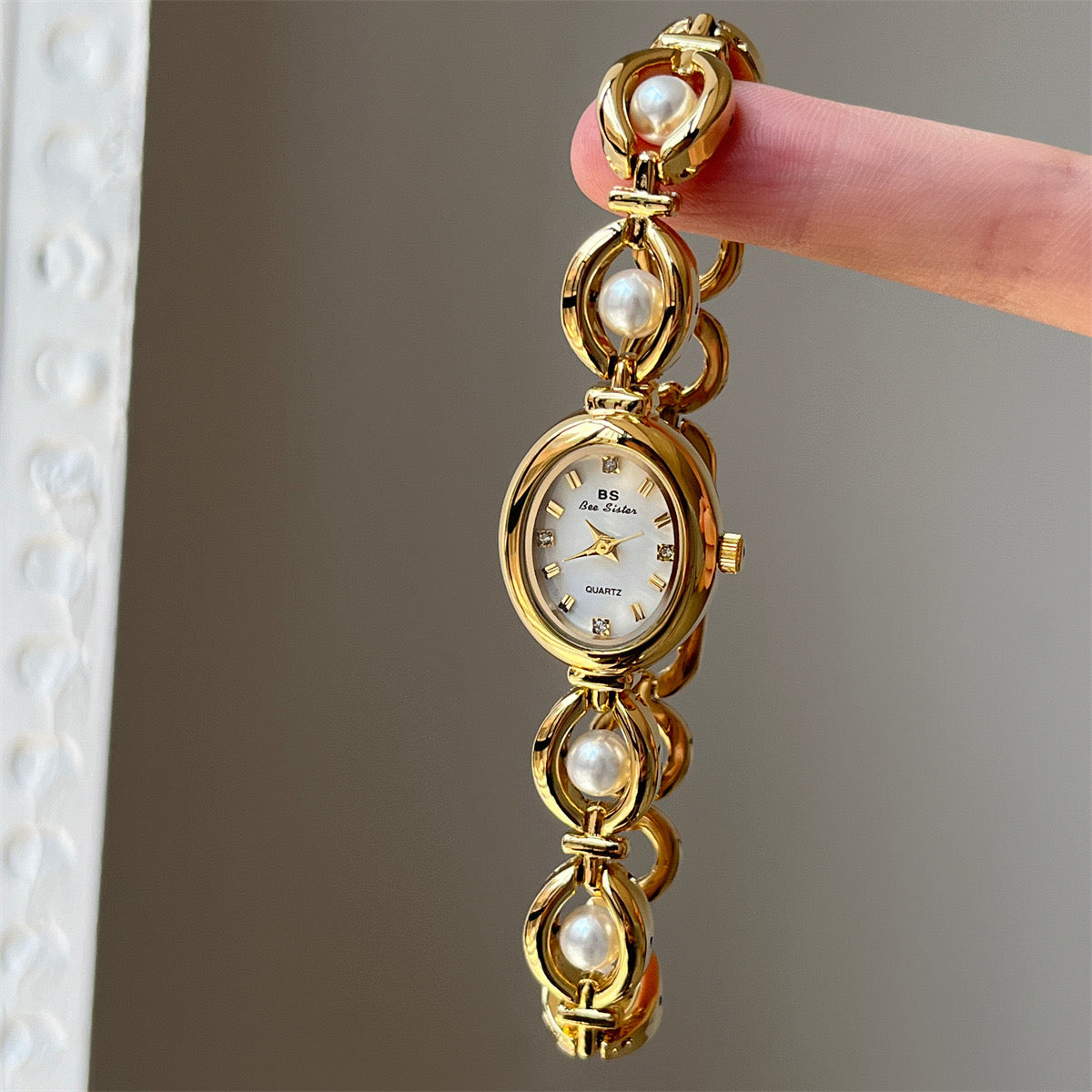 Luxury Charm Watch – Gold | Bianca's Touch