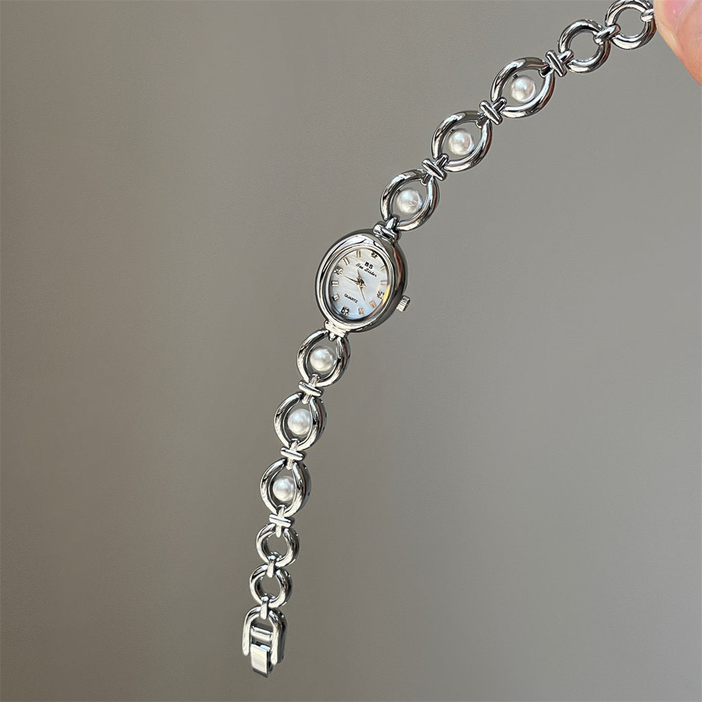 Luxury Charm Watch – Silver | Bianca's Touch