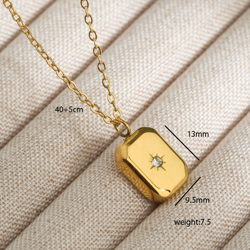 Sunstone Vault Necklace – Gold | Bianca's Touch