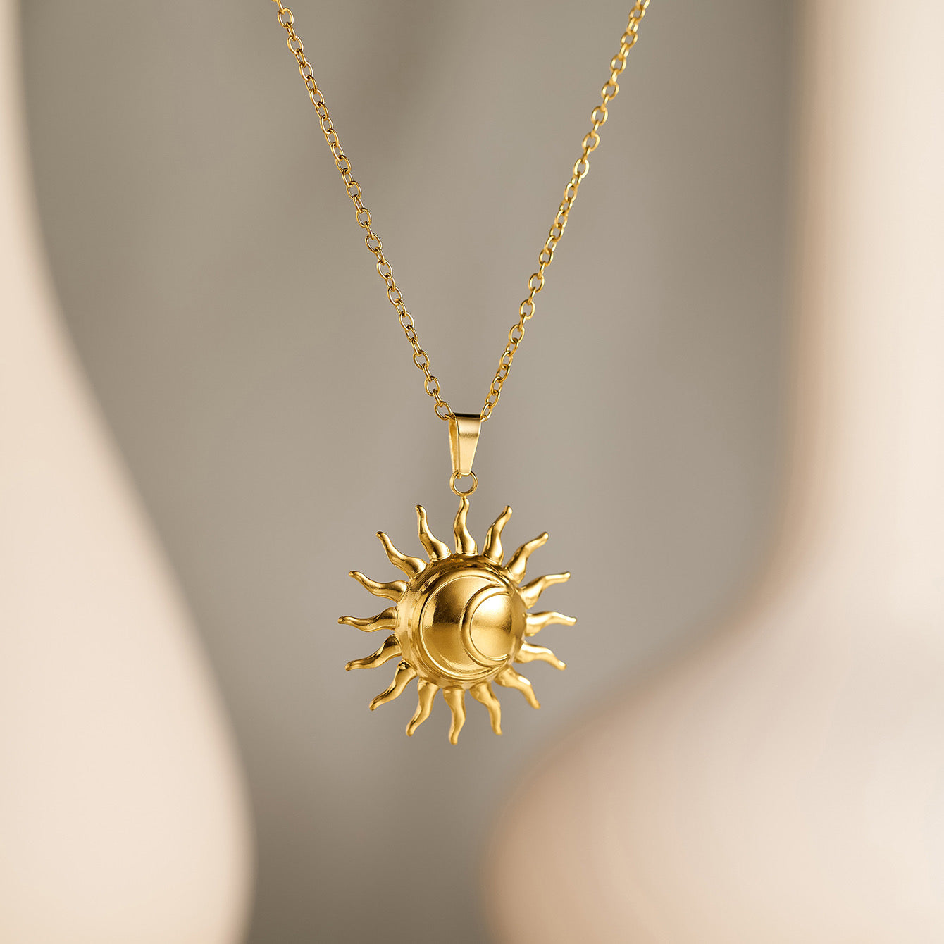 Golden Ray Whisper Necklace | Bianca's Touch