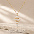 Celestial Grace Cross Necklace | Bianca's Touch