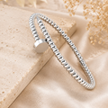 Torque cuff bracelet - Silver | Bianca's Touch