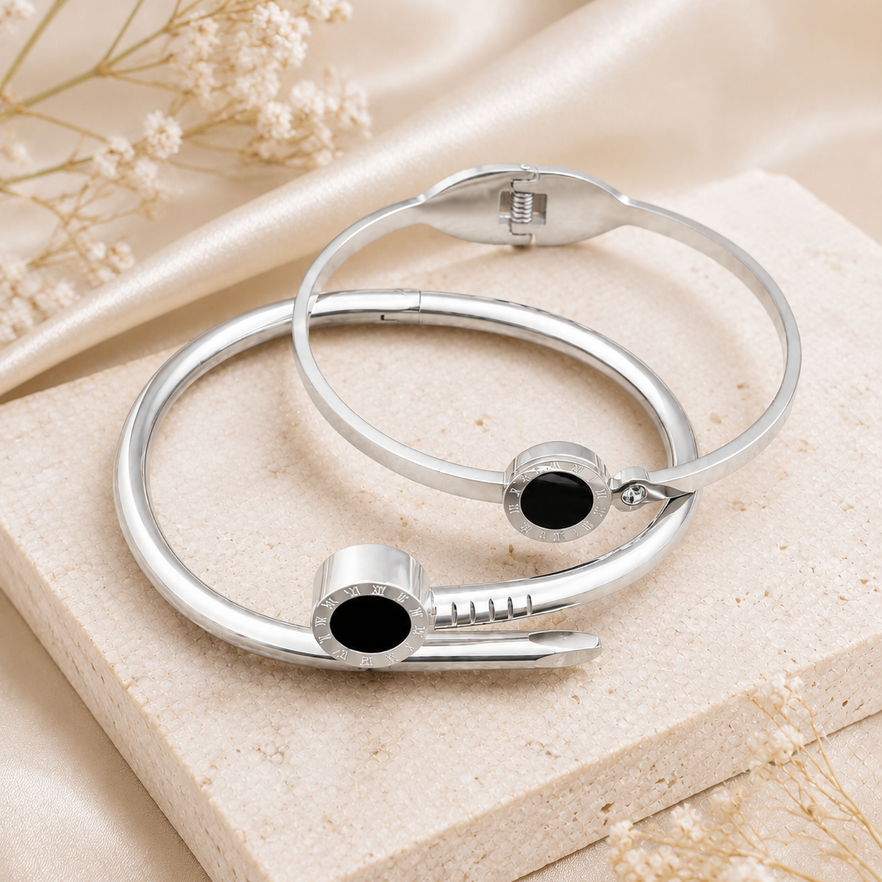 Midnight Roman Silver Set | Bianca's Touch