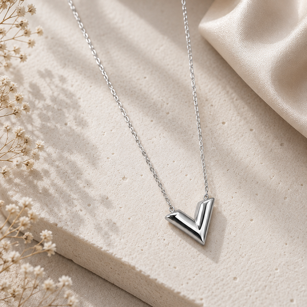 Vertex necklace - Silver | Bianca's Touch