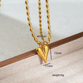Heartfall Necklace – Gold | Bianca's Touch