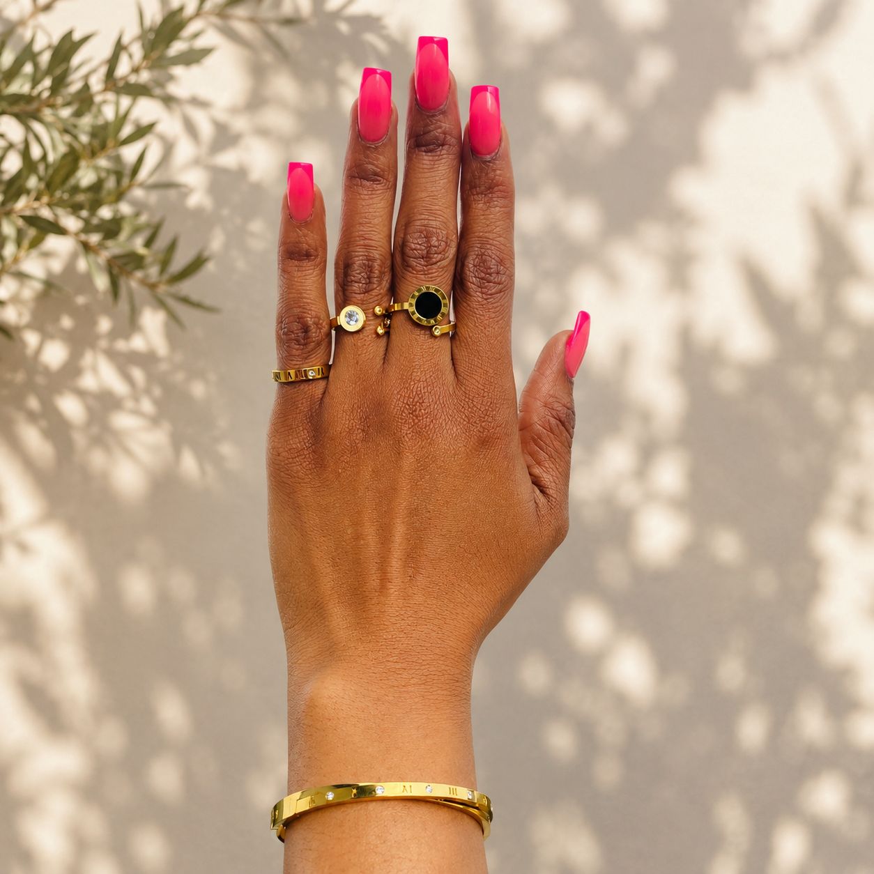 Imperial ring set - Gold | Bianca's Touch