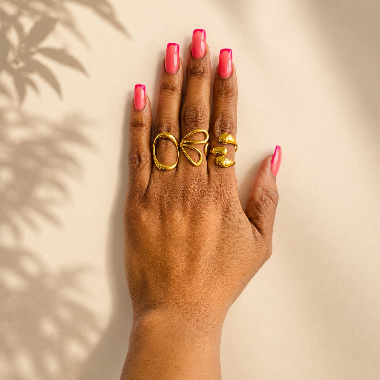 Nexus ring set - Gold | Bianca's Touch