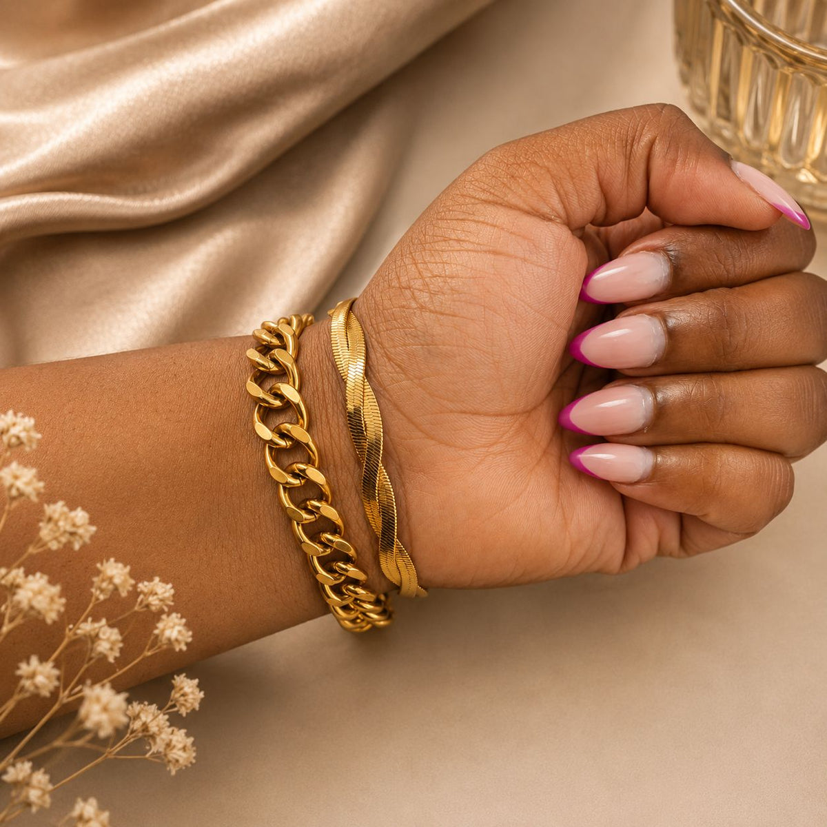 Luxe Link Duo Bracelet Set | Bianca's Touch