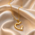 Unscripted Heart Necklace – Gold | Bianca's Touch