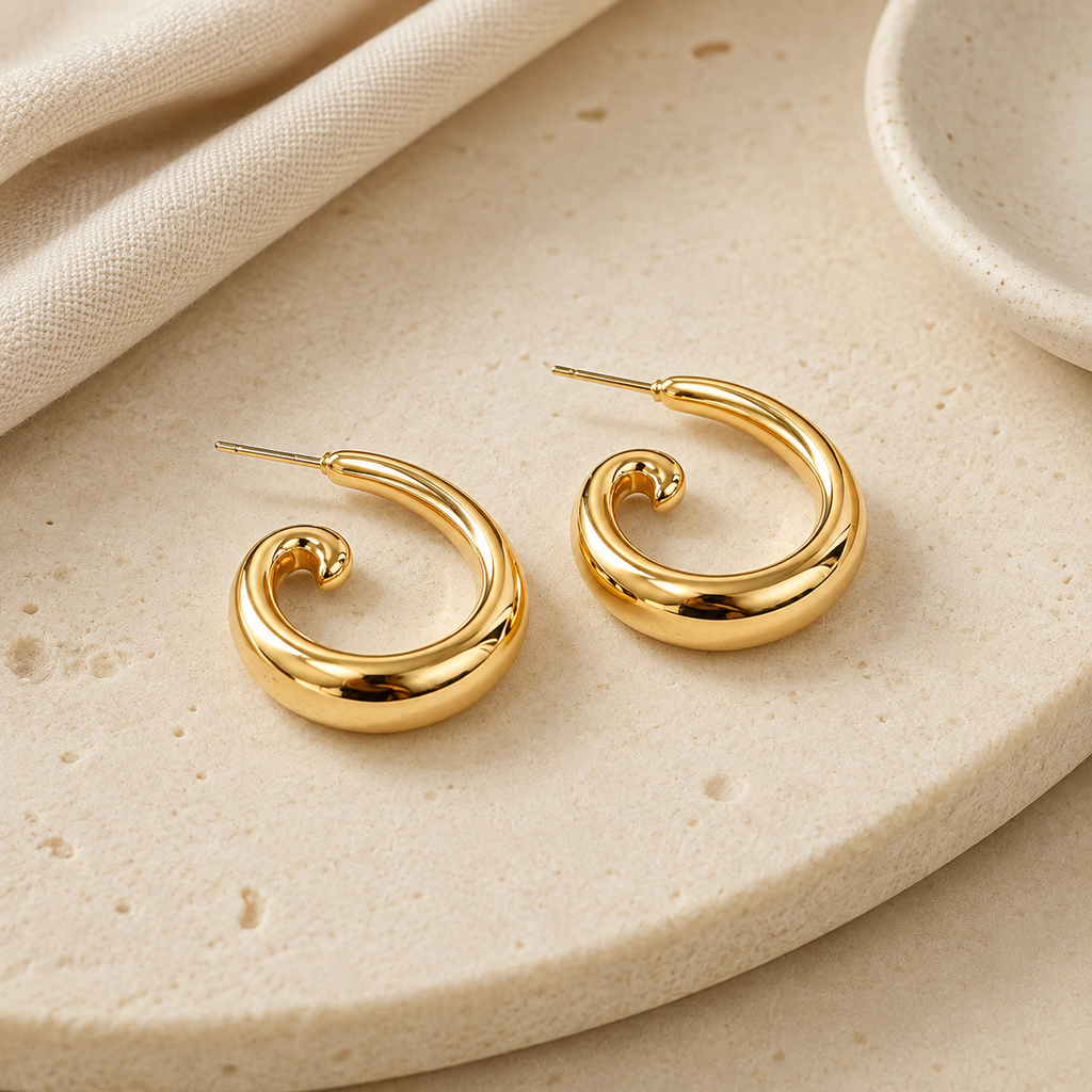 Helix earrings - Gold | Bianca's Touch