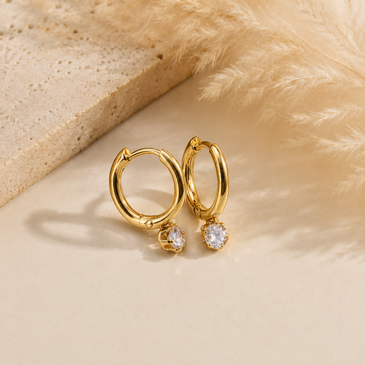 Gleam earrings - Gold | Bianca's Touch