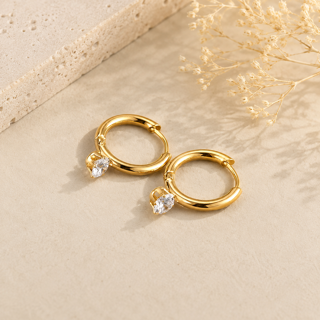 Gleam earrings - Gold | Bianca's Touch